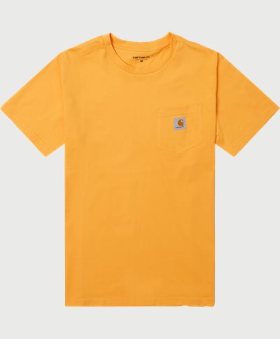 Carhartt WIP T-shirts S/S POCKET TEE I022091 Orange